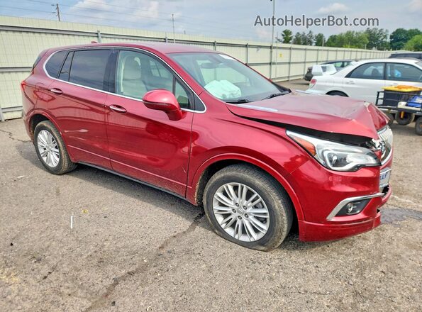 LRBFXCSA0JD059247 2018 BUICK ENVISION Red წინა მარჯვენა
