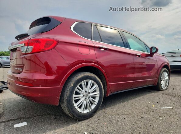 LRBFXCSA0JD059247 2018 BUICK ENVISION Red უკანა მარჯვენა