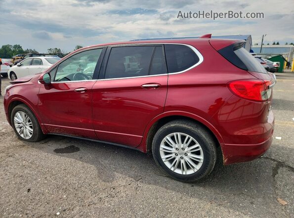LRBFXCSA0JD059247 2018 BUICK ENVISION Red უკანა მარცხენა