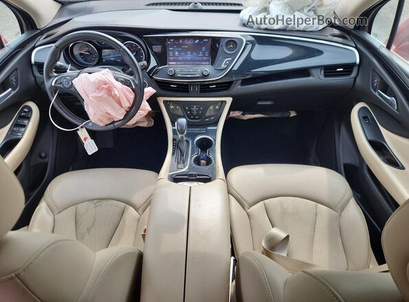 LRBFXCSA0JD059247 2018 BUICK ENVISION Red წინა პანელის ხედი