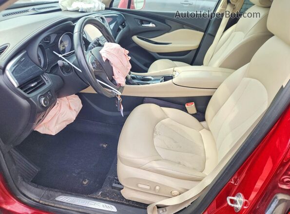 LRBFXCSA0JD059247 2018 BUICK ENVISION Red წინა სალონის ხედი