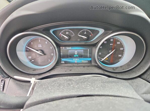 LRBFXCSA2HD117868 2017 BUICK ENVISION Gray Вид щитка приладів