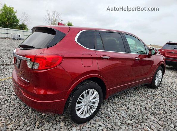 LRBFXCSA2JD028646 2018 BUICK ENVISION Burgundy უკანა მარჯვენა