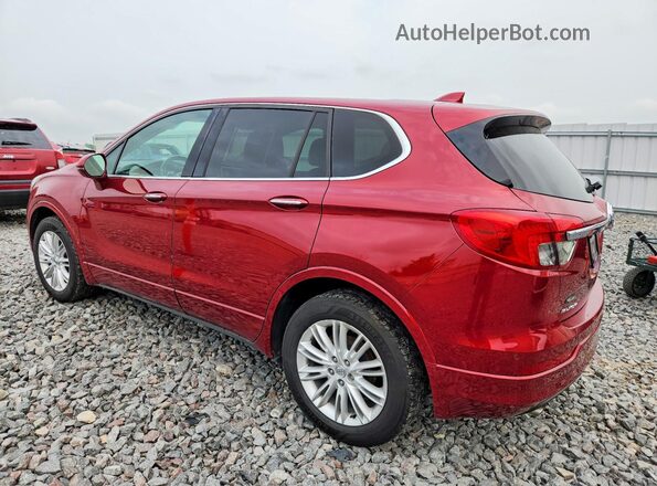 LRBFXCSA2JD028646 2018 BUICK ENVISION Burgundy უკანა მარცხენა