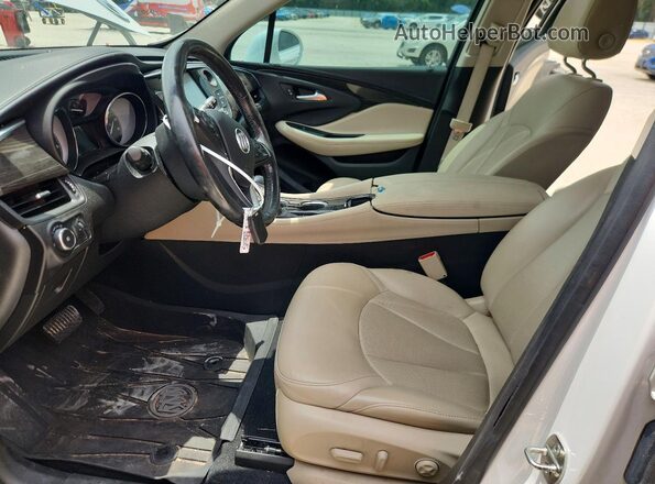 LRBFXCSA6LD156326 2020 BUICK ENVISION White წინა სალონის ხედი