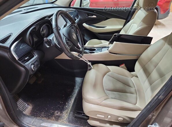 LRBFXCSA7HD071177 2017 BUICK ENVISION Brown Front interior view