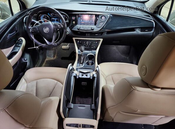 LRBFXCSA7HD071177 2017 BUICK ENVISION Brown Dashboard view