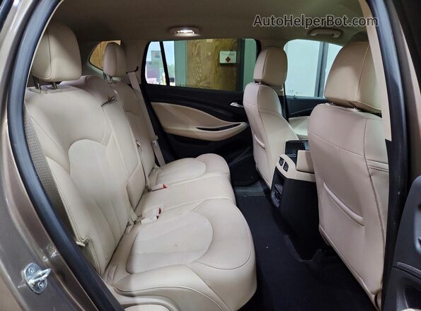 LRBFXCSA7HD071177 2017 BUICK ENVISION Brown Rear interior view