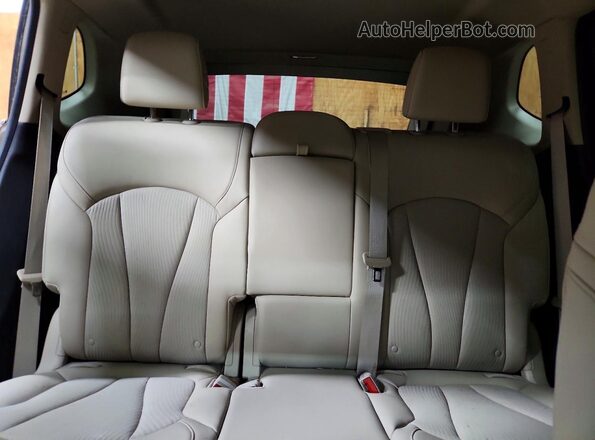 LRBFXCSA7HD071177 2017 BUICK ENVISION Brown Rear seats view