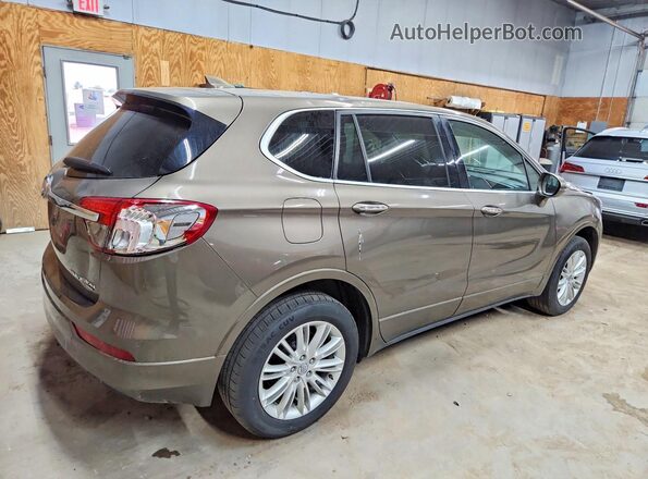 LRBFXCSA7HD071177 2017 BUICK ENVISION Brown Rear right