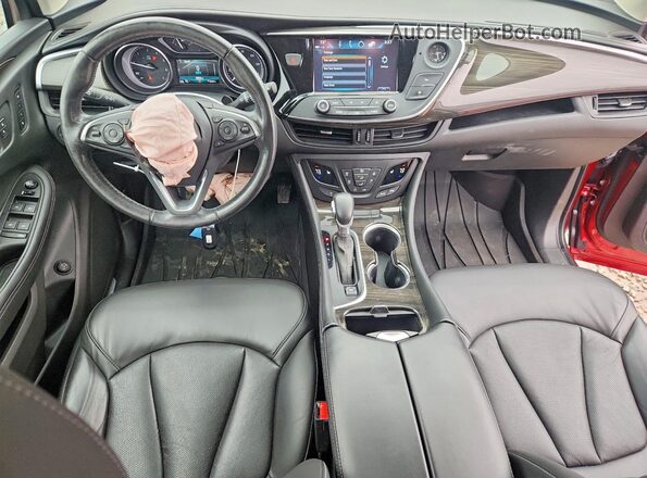 LRBFXCSA7LD078803 2020 BUICK ENVISION Red Dashboard view