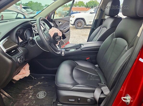 LRBFXCSA7LD078803 2020 BUICK ENVISION Red Front interior view