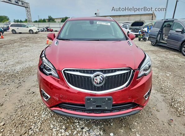 LRBFXCSA7LD078803 2020 BUICK ENVISION Red Front view