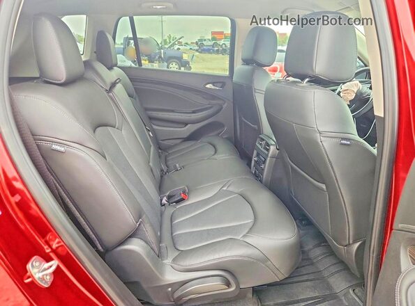 LRBFXCSA7LD078803 2020 BUICK ENVISION Red Rear interior view