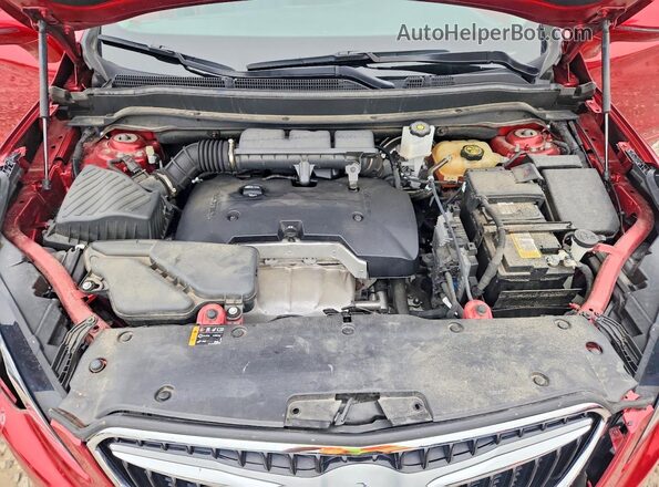 LRBFXCSA7LD078803 2020 BUICK ENVISION Red Engine compartment view