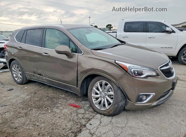 LRBFXCSA9KD008525 2019 BUICK ENVISION Brown Front right