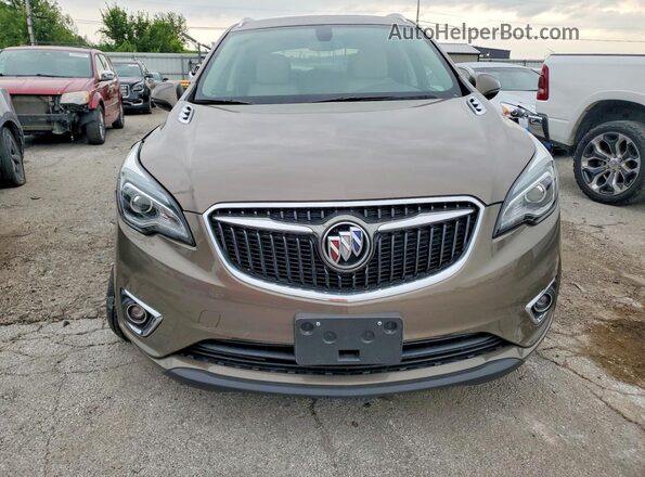 LRBFXCSA9KD008525 2019 BUICK ENVISION Brown Front view
