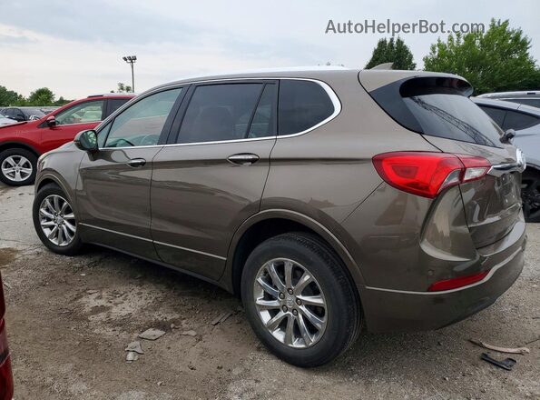 LRBFXCSA9KD008525 2019 BUICK ENVISION Brown Rear left