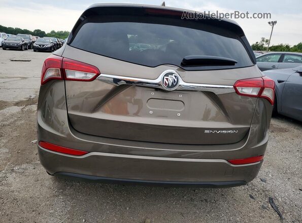 LRBFXCSA9KD008525 2019 BUICK ENVISION Brown Rear view