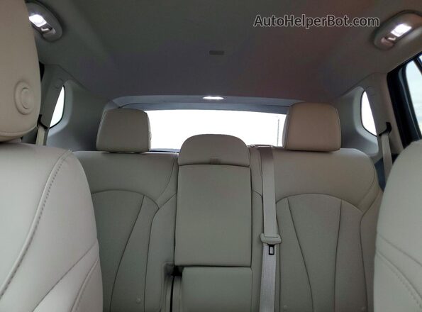 LRBFXCSA9KD008525 2019 BUICK ENVISION Brown Rear seats view