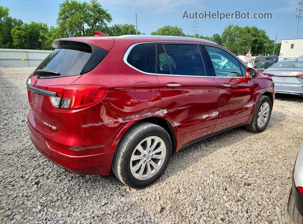 LRBFXDSA4HD008723 2017 BUICK ENVISION Красный Задняя правая четверть