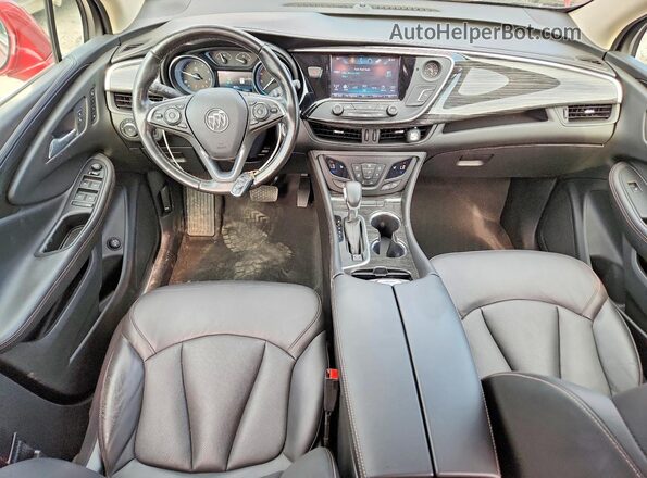 LRBFXDSA4HD008723 2017 BUICK ENVISION Красный Вид панели приборов