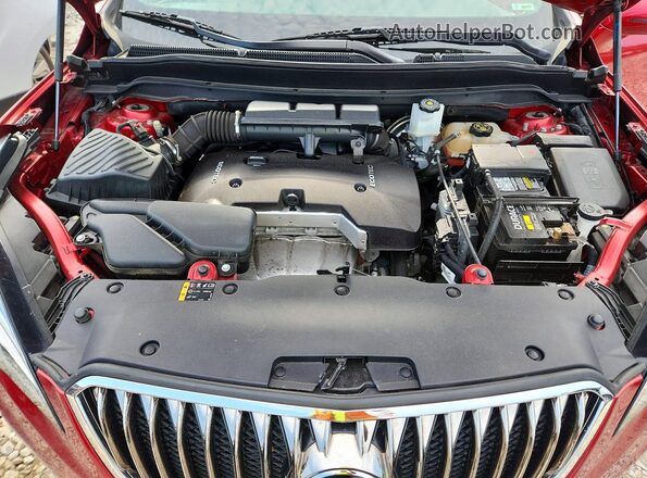 LRBFXDSA4HD008723 2017 BUICK ENVISION Красный Вид подкапотного пространства