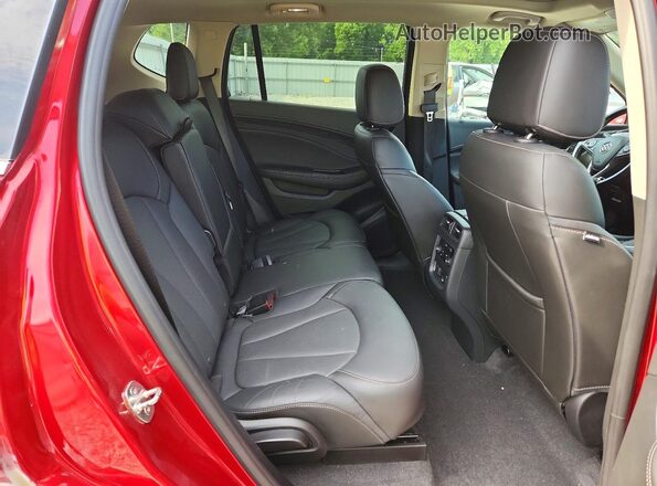 LRBFXDSA4HD008723 2017 BUICK ENVISION Красный Вид задней части салона