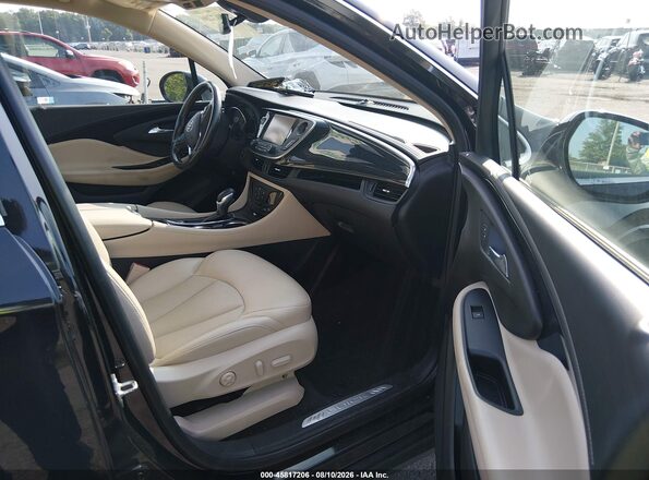 LRBFXDSA7HD218569 2017 BUICK ENVISION Black Вид салону спереду