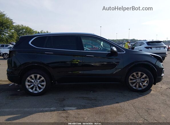 LRBFXDSA7HD218569 2017 BUICK ENVISION Black Вид задньої частини салону