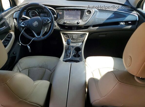 LRBFXDSA9HD112527 2017 BUICK ENVISION Black Առջևի վահանակի տեսք