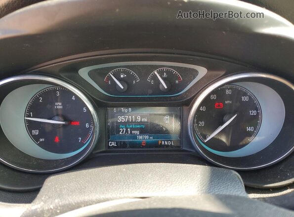 LRBFXDSA9HD112527 2017 BUICK ENVISION Black Սարքավորումների վահանակի տեսք