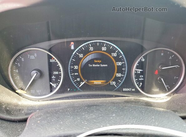 LRBFXESX0GD166680 2016 BUICK ENVISION Silver Instrument cluster view