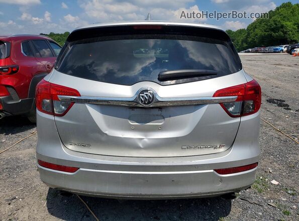 LRBFXESX0GD166680 2016 BUICK ENVISION Silver Rear view
