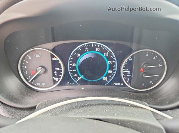 LRBFXESX3GD186969 2016 BUICK ENVISION White Widok zestawu wskaźników