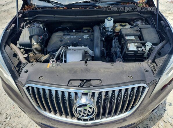 LRBFXESX3GD188365 2016 BUICK ENVISION Gray Engine compartment view