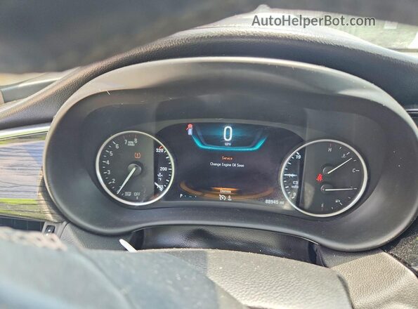 LRBFXESX3GD188365 2016 BUICK ENVISION Gray Instrument cluster view