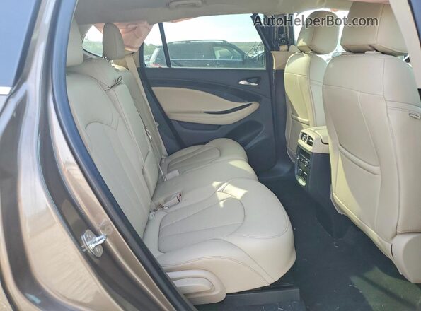 LRBFXESX4GD189072 2016 BUICK ENVISION Brown Rear interior view