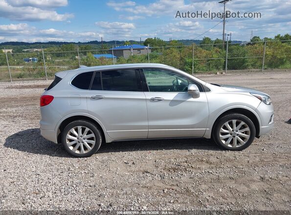 LRBFXESX5GD213976 2016 BUICK ENVISION Silver Rear interior view