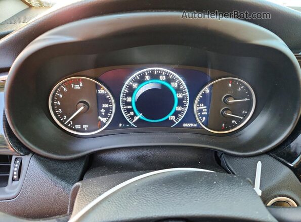 LRBFXESX6GD174802 2016 BUICK ENVISION Silver ხელსაწყოთა პანელის ხედი
