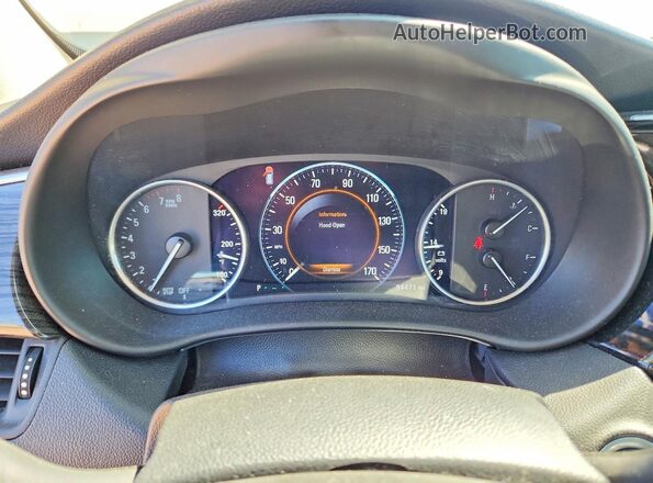 LRBFXESX8GD166300 2016 BUICK ENVISION Black Instrument cluster view