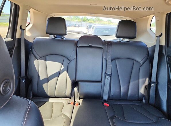 LRBFXESX8GD166300 2016 BUICK ENVISION Black Rear seats view