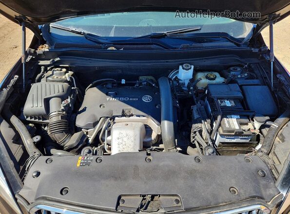 LRBFXESX8GD166300 2016 BUICK ENVISION Black Engine compartment view
