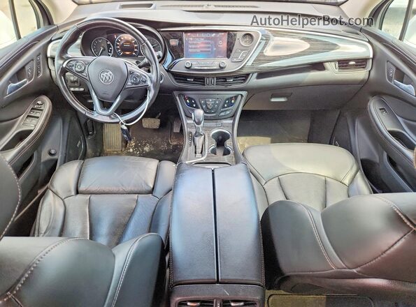 LRBFXFSX2HD195783 2017 BUICK ENVISION White Dashboard view