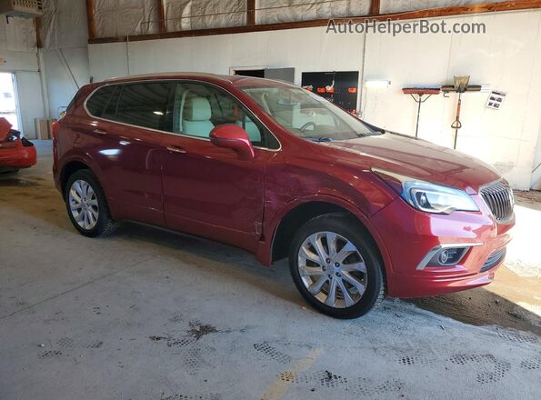 LRBFXFSX5HD191856 2017 BUICK ENVISION Red წინა მარჯვენა