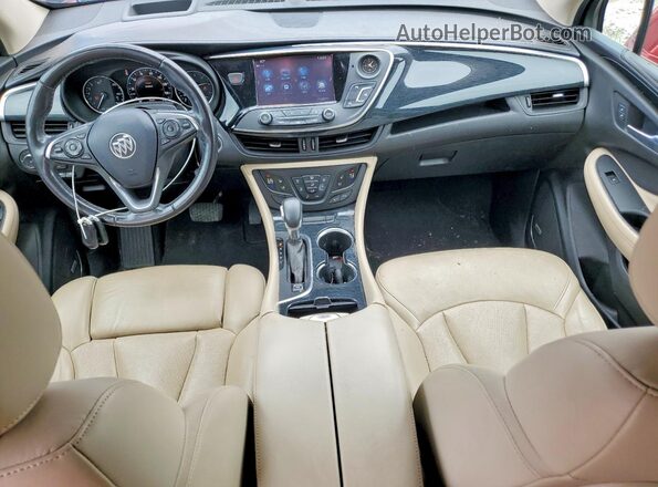 LRBFXFSX5HD191856 2017 BUICK ENVISION Red წინა პანელის ხედი