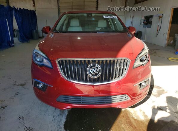 LRBFXFSX5HD191856 2017 BUICK ENVISION Red წინა ხედი