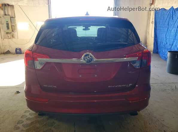 LRBFXFSX5HD191856 2017 BUICK ENVISION Red უკანა ხედი