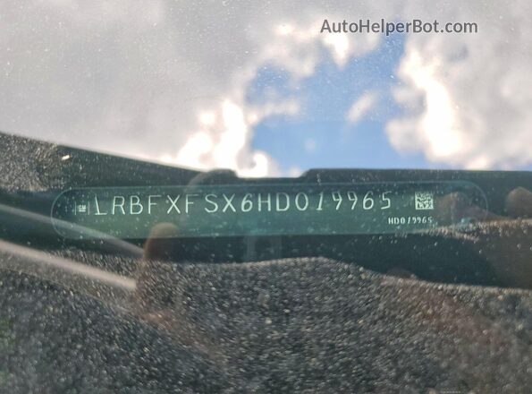 LRBFXFSX6HD019965 2017 BUICK ENVISION Black ძრავის განყოფილების ხედი