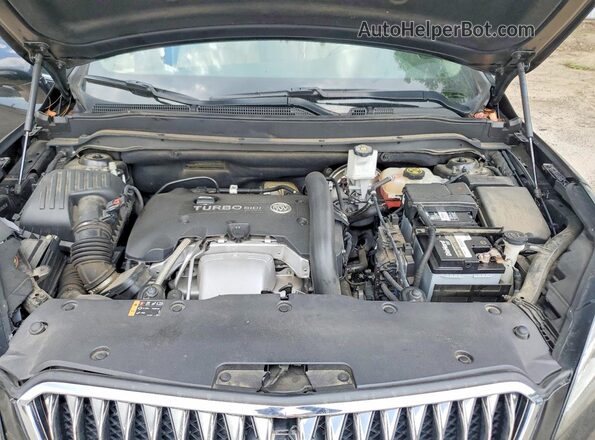 LRBFXFSX6HD019965 2017 BUICK ENVISION Black უკანა სალონის ხედი